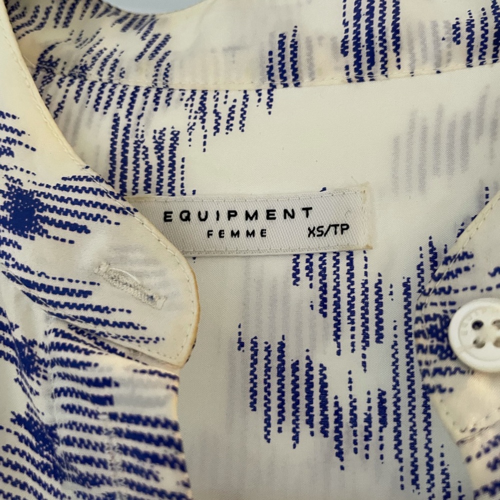 Equipment silk blouse